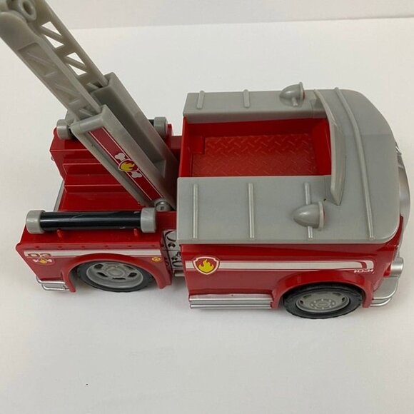 Paw Patrol Marshall Firefighter Pup Red Expandable Fire Truck Vehicle Toy Set - Picture 5 of 11